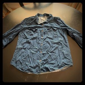 Old Navy Denim Long Sleeve Shirt